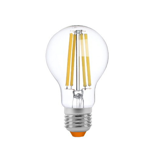 Лампа A60 10W E27 4100К 220V Filament LED Videx | Зображення 1