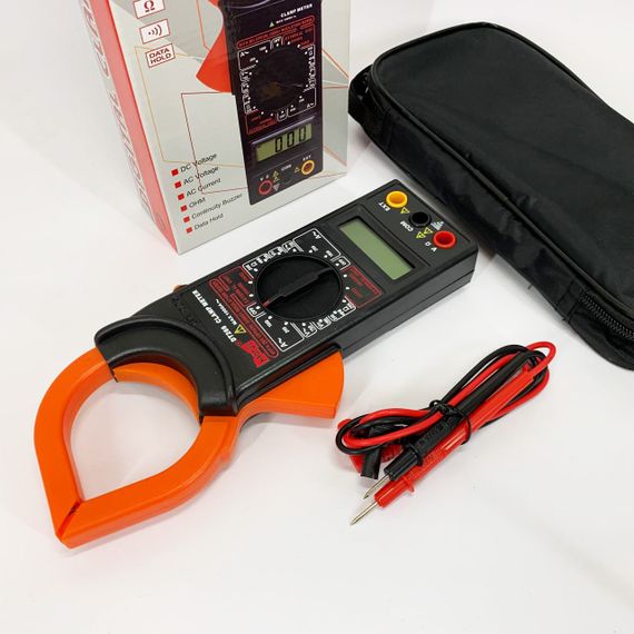 Цифровий кліщовий мультиметр HAOYUE DT266 з чохлом та щупами | Зображення 3