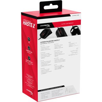 Мышка HyperX Pulsefire Haste 2 USB Black (6N0A7AA) | Зображення 5