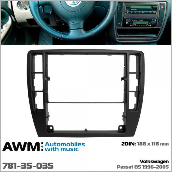 Перехідна рамка для автомобіля Volkswagen Passat B5 AWM 781-35-035 | Зображення 1