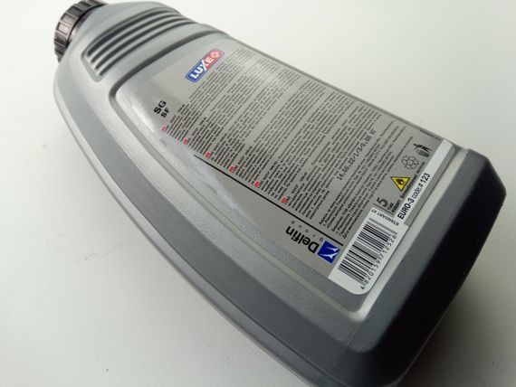 Олива моторна 4T 10W-40 напівсинтетична. LUXE Standart  SG/CF JASO-MA 1л. | Зображення 1