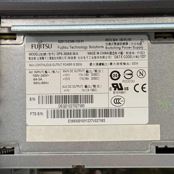 Комп'ютер Fujitsu Celsius W420 Tower / Intel Core i5-3470 (4 ядра по 3,2 - 3,6 ГГц) / 16 ГБ DDR3 / 120 ГБ SSD + 500 ГБ HDD / Intel HD Graphics 2500 / DVD-ROM б/в | Зображення 5