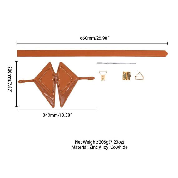 Маска на глаза LOCKINK Vixen Blindfold Brown Set sexstyle | Зображення 9