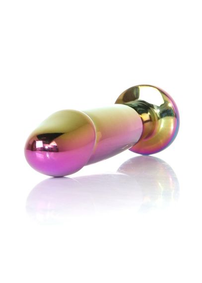 Анальна пробка - Jewellery Multicolour Penis Plug Clear M | Зображення 2