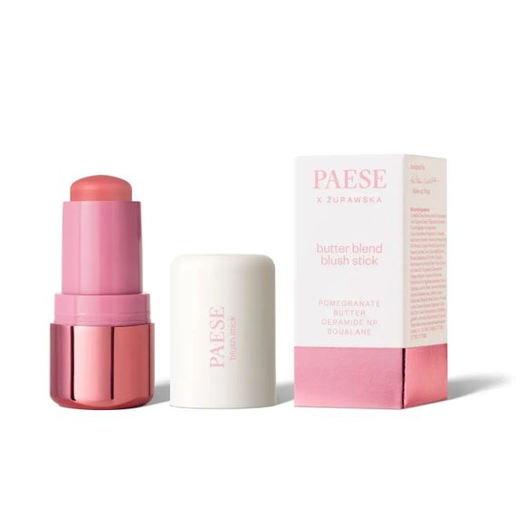 Кремовые румяна для лица Paese x Zurawska butter blend blush stick - 02 Bloom (6 g) | Зображення 2