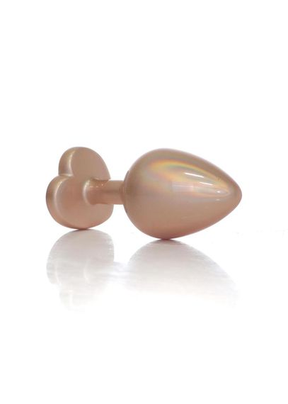Анальна пробка - Jewellery Pearl Gold Heart Plug Clear M Sex Aura | Зображення 2