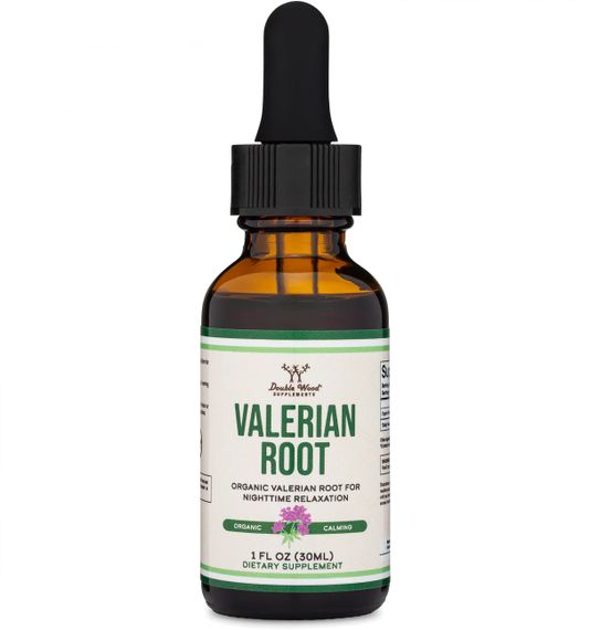 Екстракт кореня валеріани Double Wood Supplements Valerian Root Drops (168 mg in 1 ml) 30 ml