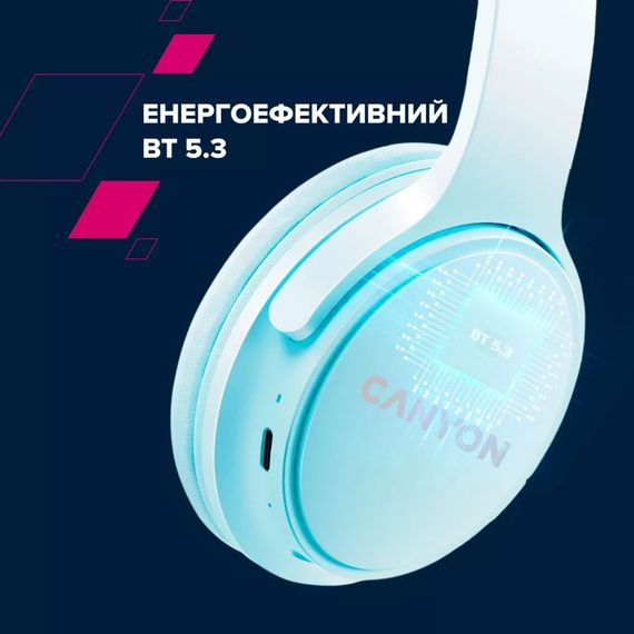 Навушники Canyon OnRiff 4 Bluetooth White (CNS-CBTHS4W) | Зображення 9