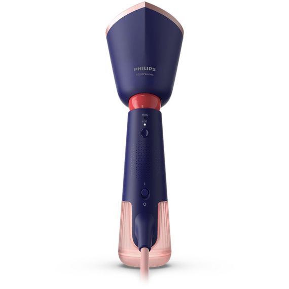 Відпарювач Philips компактний Series 5000, 1400Вт, 120мл, паровий удар -24гр, складана ручка, чохол-рукавичка, колимок, пластик, синій (STH5030/20) | Зображення 2