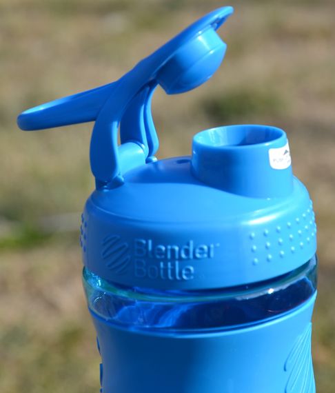 Шейкер спортивний (пляшка) BlenderBottle SportMixer Flip 28oz/820ml Cyan | Зображення 6