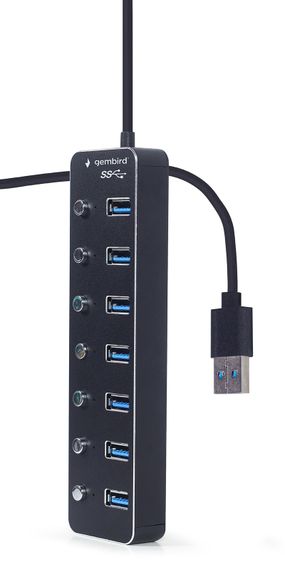 Хаб Gembird UHB-U3P7P-01 на 7 портiв USB 3.0 | Зображення 2