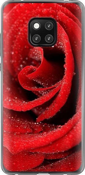 Чехол на Huawei Mate 20 Pro Красная роза "529u-1567-17620"