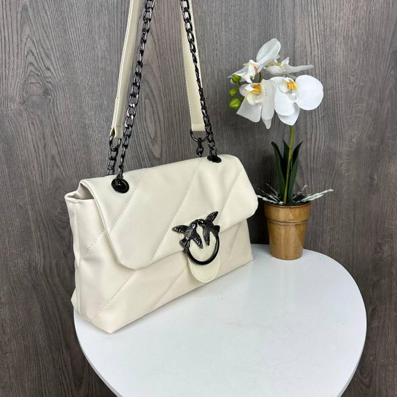 Сумка женская через плечо маленькая кросс-боди стеганая на цепочке | Зображення 8