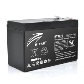 Аккумуляторная батарея AGM RITAR RT1270B, Black Case