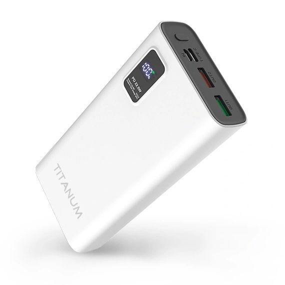 TITANUM 727S White 20 000 мА•ч Повербанк | Зображення 2