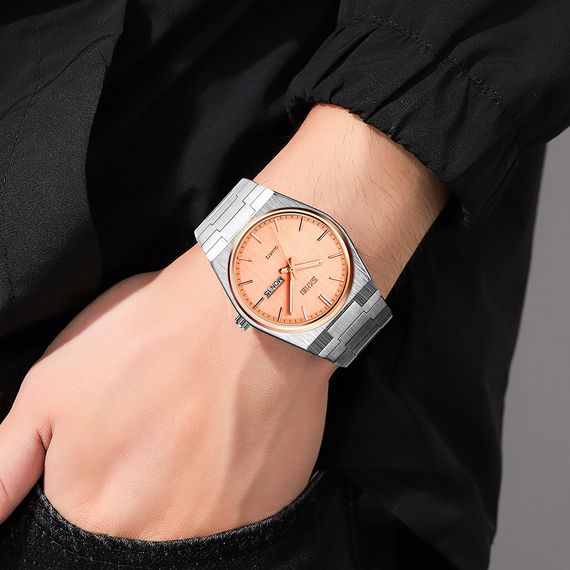 Чоловічий годинник Skmei 9288SIRGRG Silver-Rose Gold-Rose Gold | Зображення 2