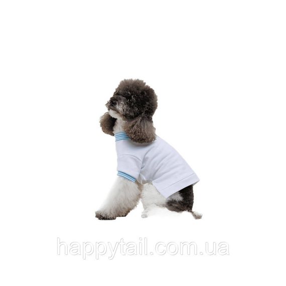 Футболка поло для собак Pet Fashion Polo біла літня бавовняна Розмір XS2 | Зображення 3