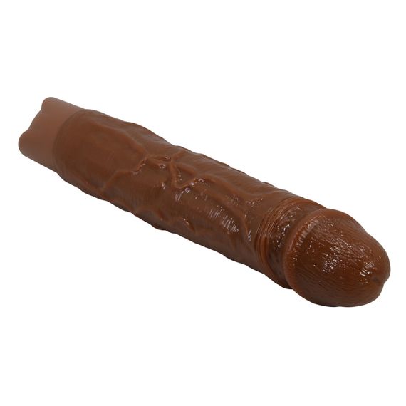 Реалистичный вибратор - Pretty Love Osric Realistic Vibrating Dildo Brown Sex Aura | Зображення 5