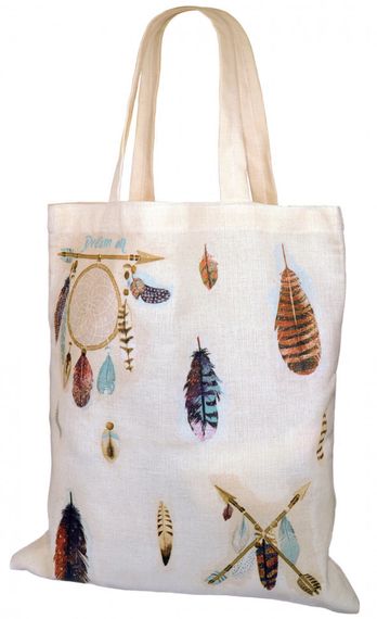 Дитячий набір для творчості. Декупаж по тканині "Еко-сумка-ловець снів" (Д-006/1) D-006/1 від 10 років | Зображення 1