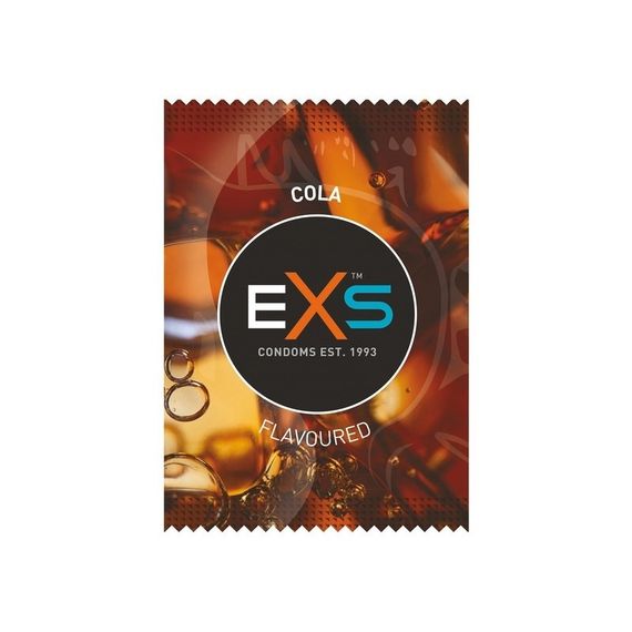 Презервативи зі смаком Коли анатомічні EXS Flavoured Cola веганські (ціна за 5 шт.) sexstyle