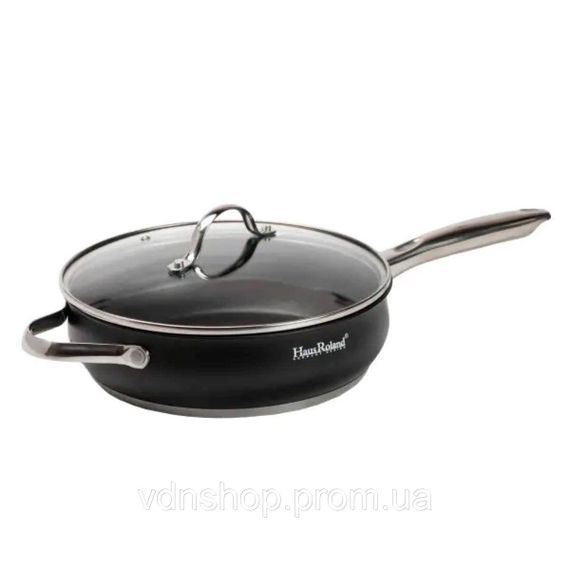 Набір посуду для приготування з нержавіючої сталі 12 предметів, чорний HP33548 | Зображення 3