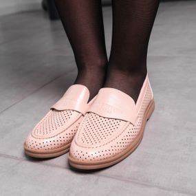 Мокасины женские Fashion Hope 3579 38 размер 245 см Бежевый
