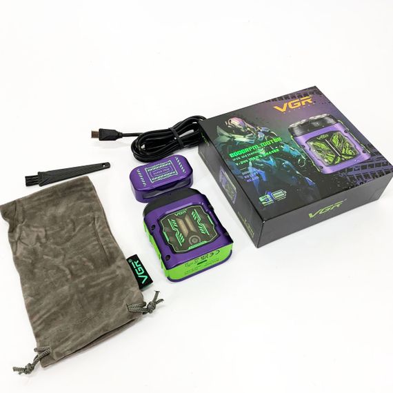 Електробритва для бороди VGR, Акумуляторний прилад для видалення волосся, Бритви акумуляторні YR-67 | Зображення 1