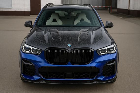 Капот з кованого карбону V3 (G05/F95) для BMW X5 G05 2019- рр
