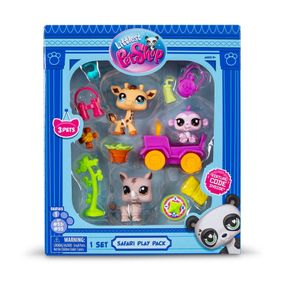 Игровой набор "Сафари" Littlest Pet Shop 00524 аксессуары и 3 фигурки