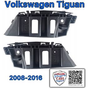 Volkswagen Tiguan 2008-2011 левый кронштейн, крепление бампера переднего, 5N0807183