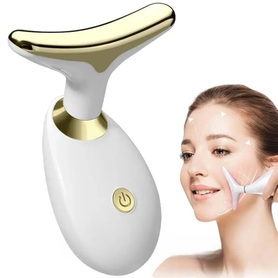 Портативный массажер для лица и шеи Face Lifter • Вибрационный лифтинг-массажер с антивозрастным эффектом | Зображення 1