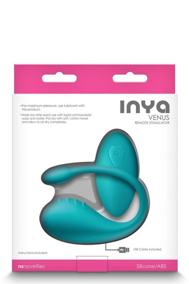 Віброяйце з дистанційним пультом керування NS Novelties Inya Venus, бірюзовий sexstyle | Зображення 2