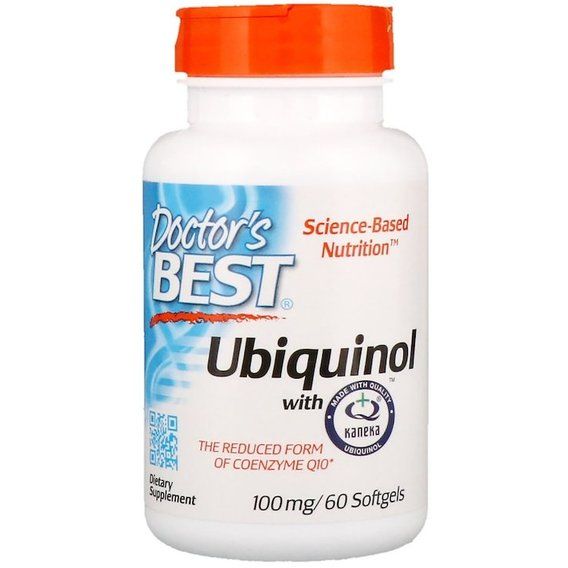 Коензим Doctor's Best Ubiquinol with Kaneka 100 mg 60 Softgels DRB-00205