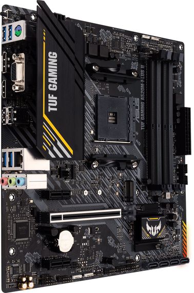 Материнcька плата ASUS TUF GAMING A520M-PLUS II sAM4 A520 4xDDR4 HDMI DVI D-Sub mATX 90MB17G0-M0EAY0 | Зображення 3