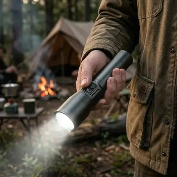 Ручний акумуляторний ліхтарик BL CB X86 / Потужний ручний ліхтарик далекого світіння | Зображення 3