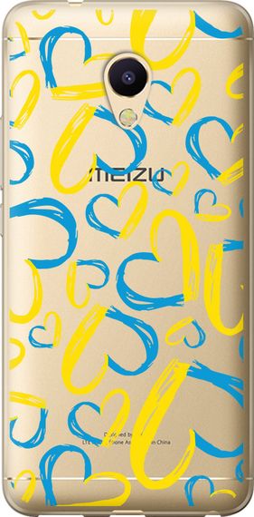 Чехол на Meizu M5s Сердца UA "5292u-776-17620"