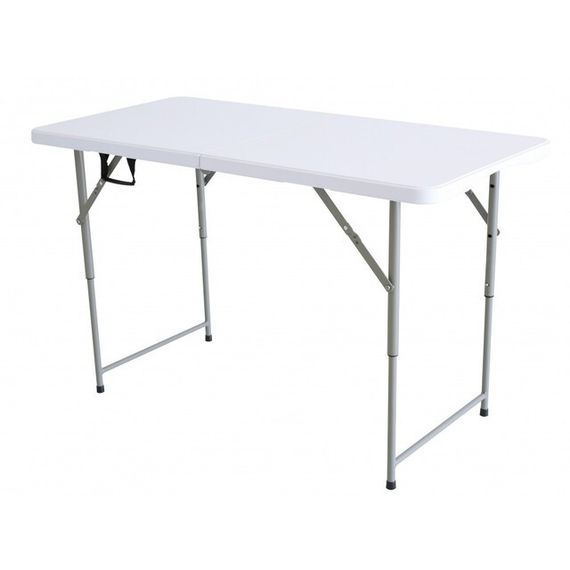 Стіл розкладний туристичний для пікніка Bonro BS 122 см білий | Зображення 1