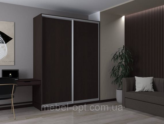 Шафа купе Сіті 24 Doros Венге 2 ДСП 180х60х240 (220007) | Зображення 3