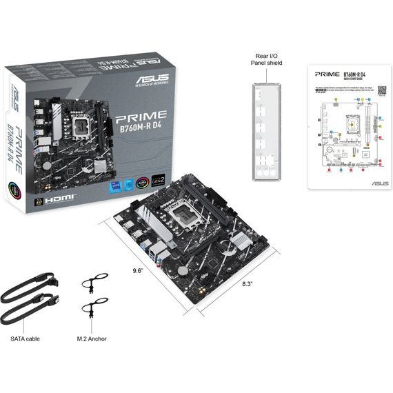 Материнська плата ASUS PRIME B760M-R D4 | Зображення 7
