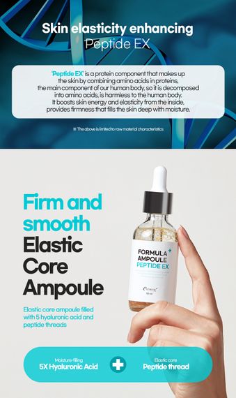 Сироватка для обличчя Esthetic House Formula+ Ampoule Peptide EX (55 ml) | Зображення 2