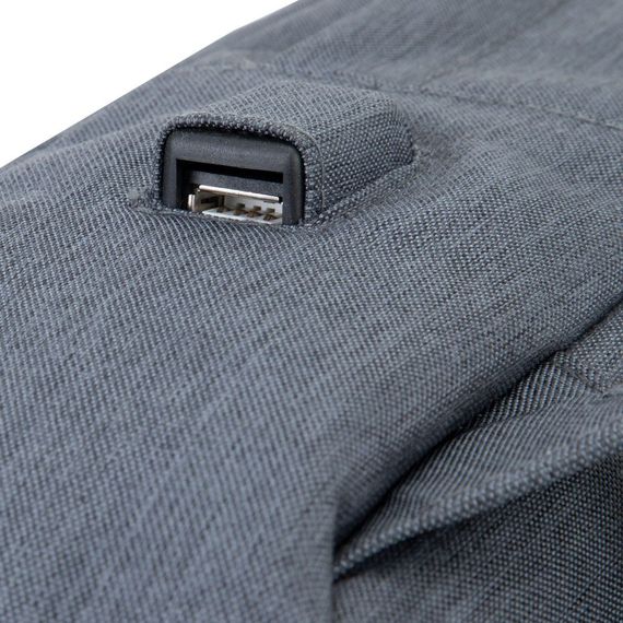 Рюкзак городской Rivacase 7562 Dark Grey 12х30.5х46 см темно-серый | Зображення 9