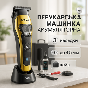 Домашние машинки для стрижки VGR V-994, Мужской набор для стрижки волос аккумуляторный PF-31