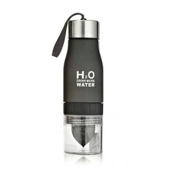Спортивная бутылка-соковыжималка H2O Water bottle Черная