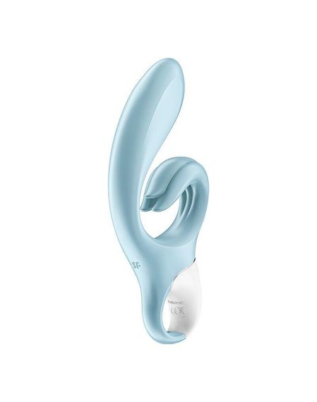 Вибратор-кролик Satisfyer Love Me Blue, гибкий, отросток с тройным кончиком sexstyle | Зображення 5