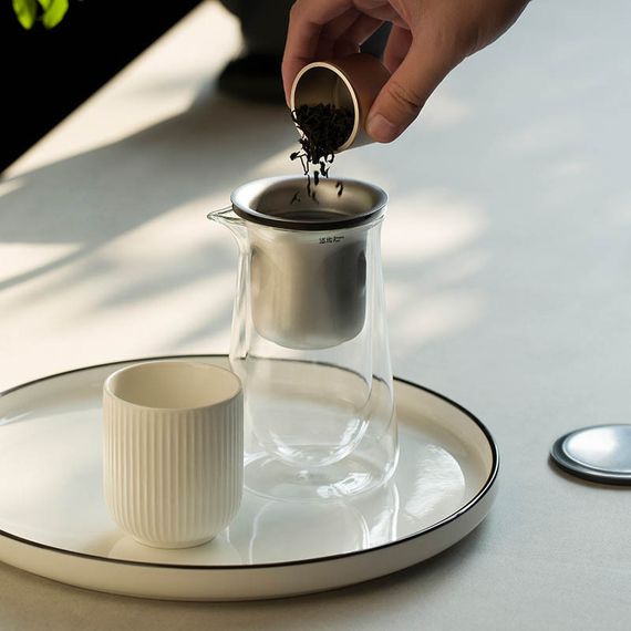 Чайник для заварювання TeaPot D-50 Press type 600ml Transparent | Зображення 3