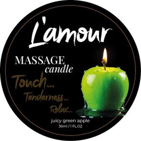 Массажная свеча L'amour Juicy Green Apple с ароматом зеленого яблока, 30 мл sexstyle