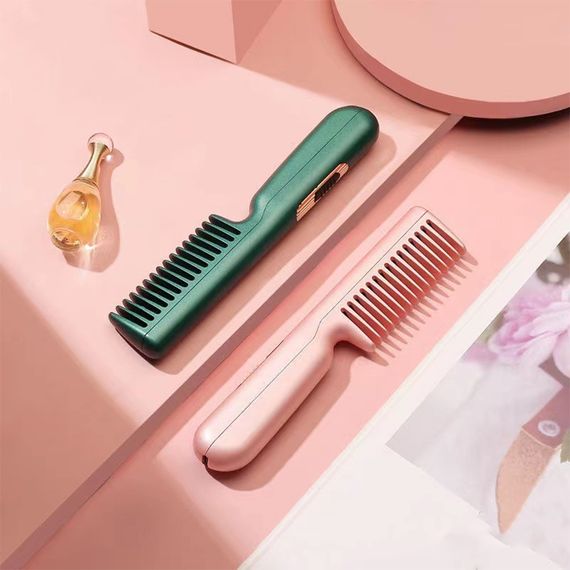 Расческа для волос прямая с USB-интерфейсом, HAIR COMB 297, розовий (42977-HAIR COMB_191) | Зображення 5