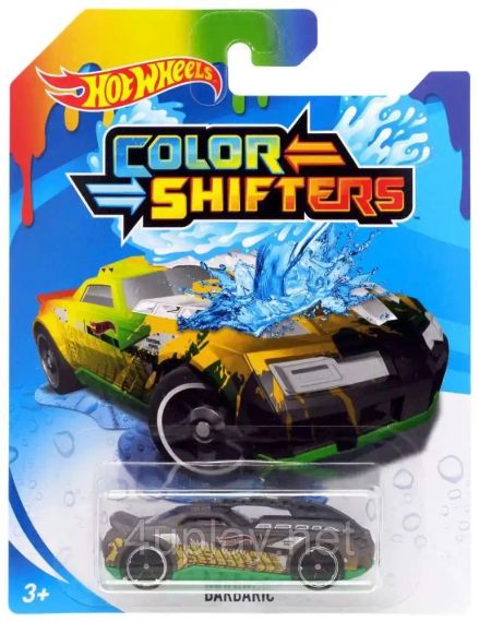 Hot Wheels Color Shifters Barbaric Машинка Хот Вилс, меняющая цвет | Зображення 2