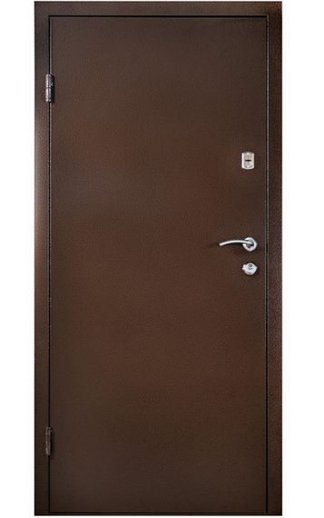 Двері вхідні Оптіма Мідь антік ПВХ Дуб темний Ескада 1 Мідь антік