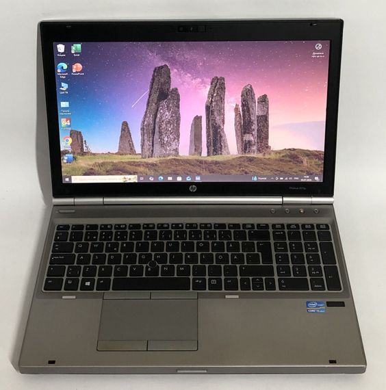 Ноутбук Б-клас HP EliteBook 8570p / 15.6" (1366x768) TN / Intel Core i5-3360M (2 (4) ядра по 2.8 - 3.5 GHz) / 8 GB DDR3 / 320 GB HDD / Intel HD Graphics 4000 / WebCam / DVD-ROM б/в | Зображення 1